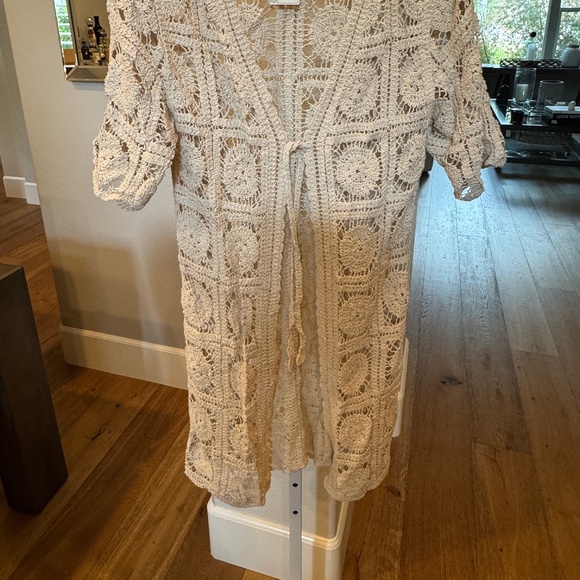 AZ BOHO CROCHET CARDIGAN S/M - Picture 2 of 5